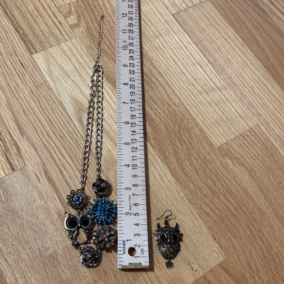 Owl 🦉 Necklace and Earrings 📍FIRM📍NEW 🦉 🦉 2 pcs in jewelry bag - Picture 7 of 16